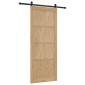 vidaXL Συρόμενη Πόρτα ORKDAL Φυσικό 86 x 211 cm Μασίφ Ξύλο Πεύκου