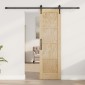 vidaXL Συρόμενη Πόρτα ORKDAL Φυσικό 61 x 198,5 εκ. Μασίφ Ξύλο Πεύκου