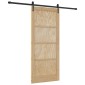 vidaXL Συρόμενη Πόρτα ORKDAL Φυσικό 86 x 198,5 cm Μασίφ Ξύλο Πεύκου