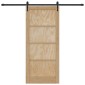 vidaXL Συρόμενη Πόρτα ORKDAL Φυσικό 86 x 198,5 cm Μασίφ Ξύλο Πεύκου