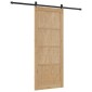 vidaXL Συρόμενη Πόρτα ORKDAL Φυσικό 86 x 211 cm Μασίφ Ξύλο Πεύκου