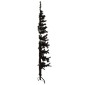 vidaXL Χριστουγεν. Δέντρο Slim Τεχνητό Μισό με Βάση Μαύρο 120 εκ.