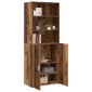 vidaXL Highboard Παλαιωμένο ξύλο 70 x 42,5 x 185 εκ Επεξεργασμένο Ξύλο