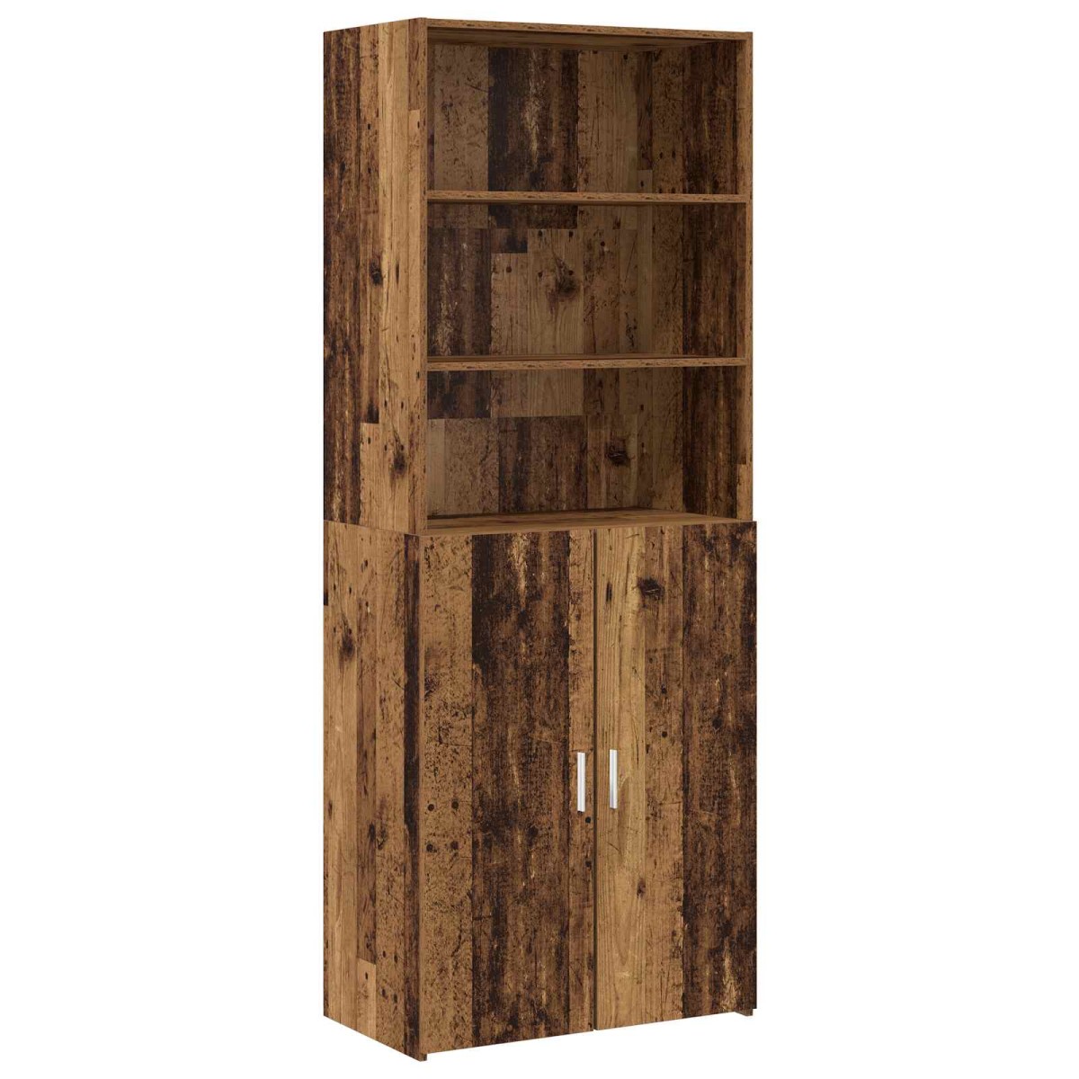 vidaXL Highboard Παλαιωμένο ξύλο 70 x 42,5 x 185 εκ Επεξεργασμένο Ξύλο