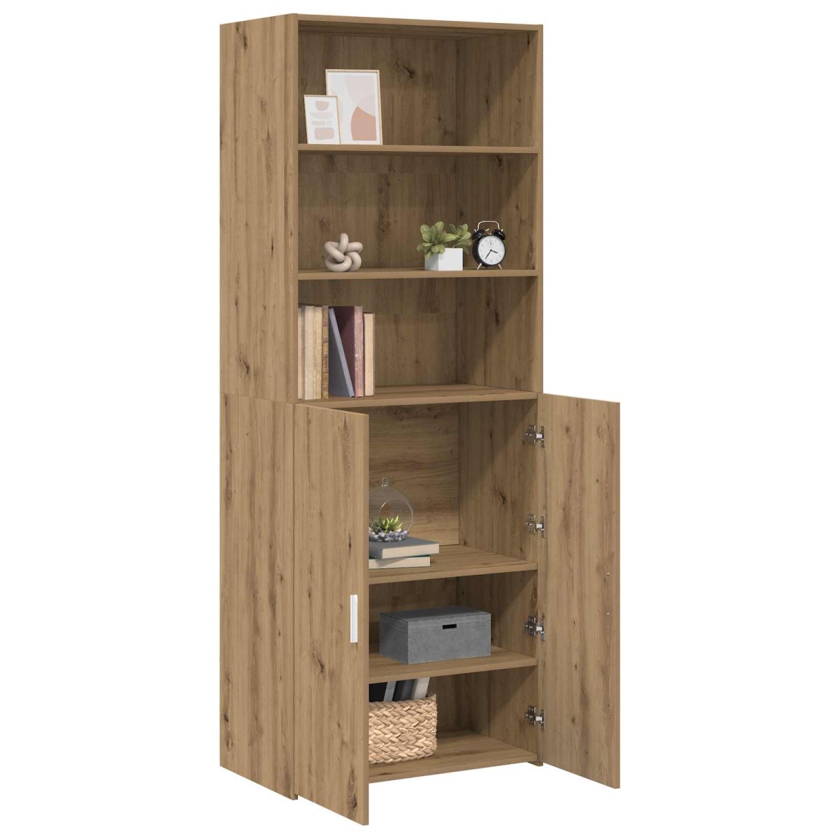 vidaXL Highboard Artisan Δρυς 70 x 42,5 x 185 εκ Επεξεργασμένο Ξύλο