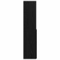 vidaXL Βιβλιοθήκη Μαύρη δρυς 30 x 42.4 x 185.2 εκ.
