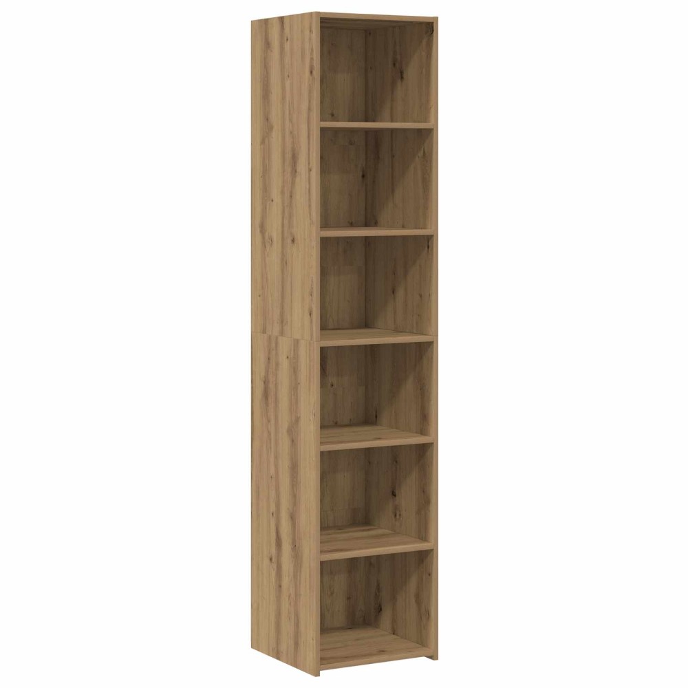 vidaXL Πλαϊνό γραφείο Artisan Δρυς 40 x 41 x 185 εκ.