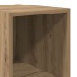 vidaXL Πλαϊνό γραφείο Artisan Δρυς 40 x 41 x 185 εκ.