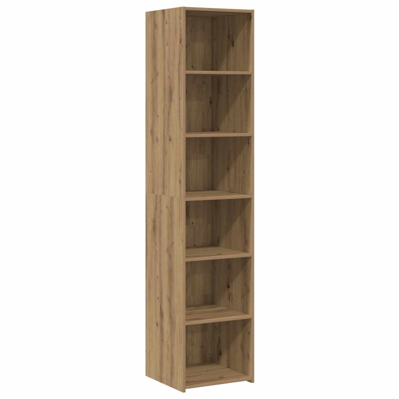 vidaXL Πλαϊνό γραφείο Artisan Δρυς 40 x 41 x 185 εκ.