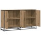 vidaXL Πλαϊνό γραφείο Artisan Δρυς 134 x 35 x 76 εκ.