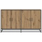 vidaXL Πλαϊνό γραφείο Artisan Δρυς 134 x 35 x 76 εκ.