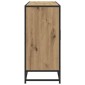 vidaXL Πλαϊνό γραφείο Artisan Δρυς 134 x 35 x 76 εκ.