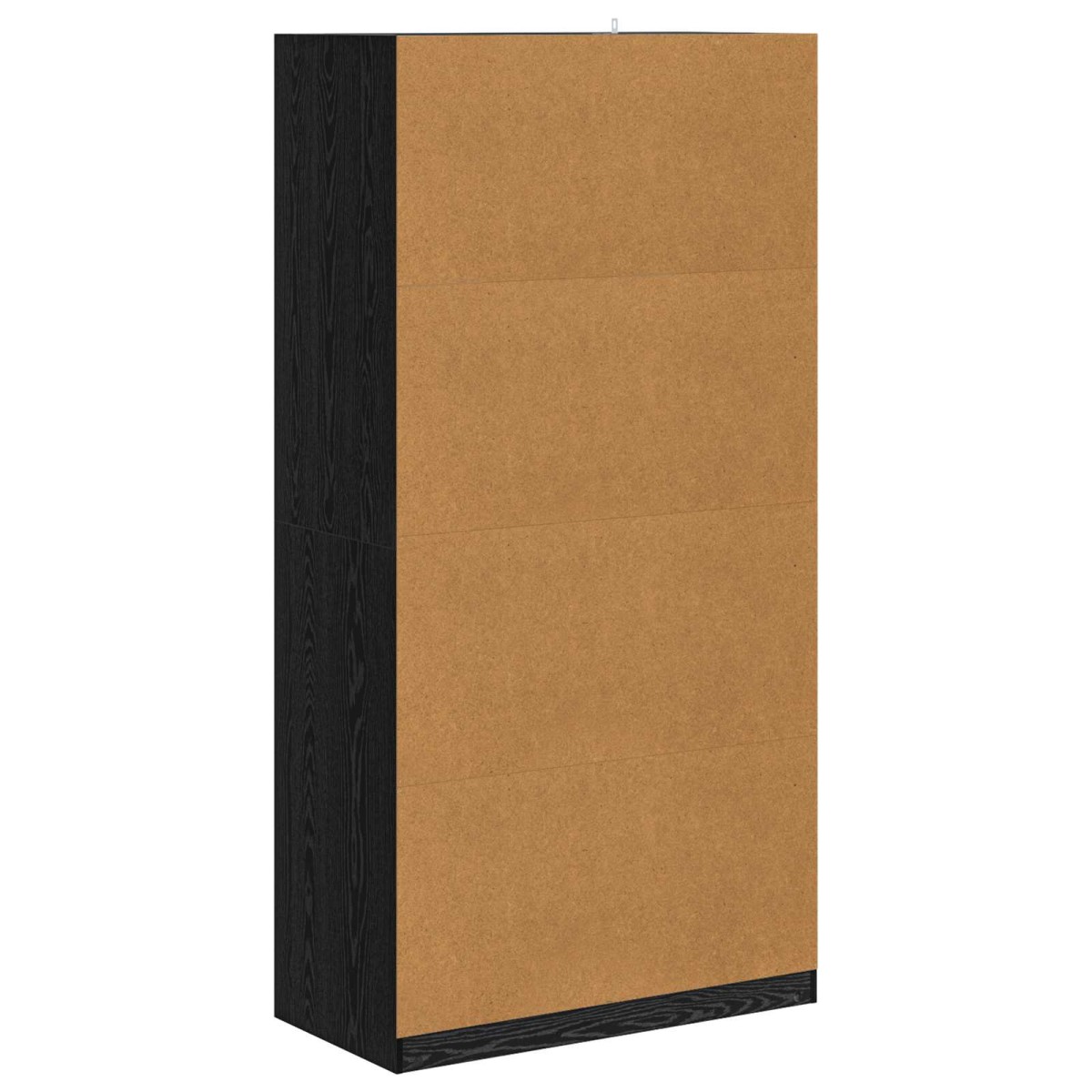 vidaXL Ντουλάπι Μαύρη δρυς 100 x 50 x 200 cm Επεξεργασμένο Ξύλο