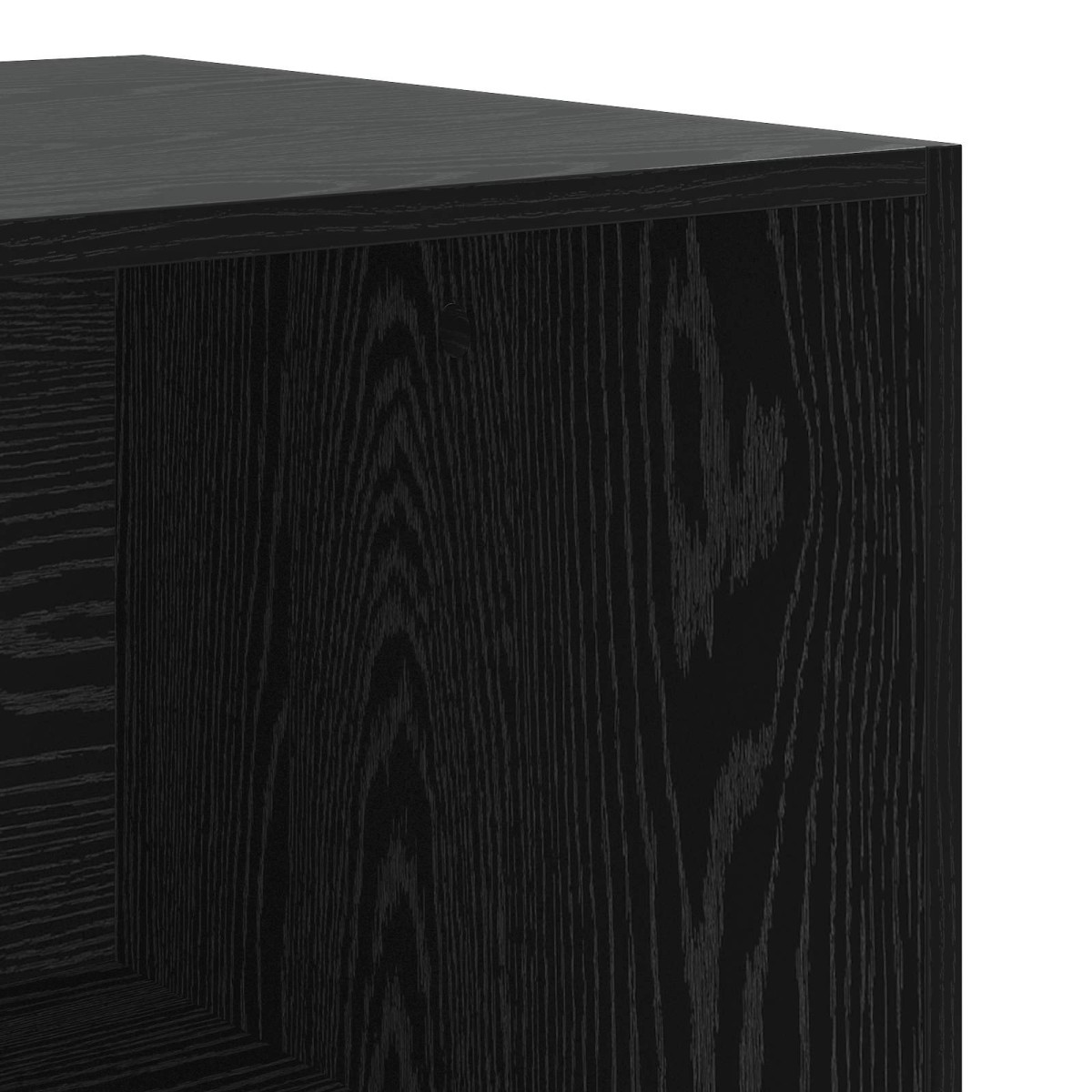 vidaXL Ντουλάπι Μαύρη δρυς 100 x 50 x 200 cm Επεξεργασμένο Ξύλο