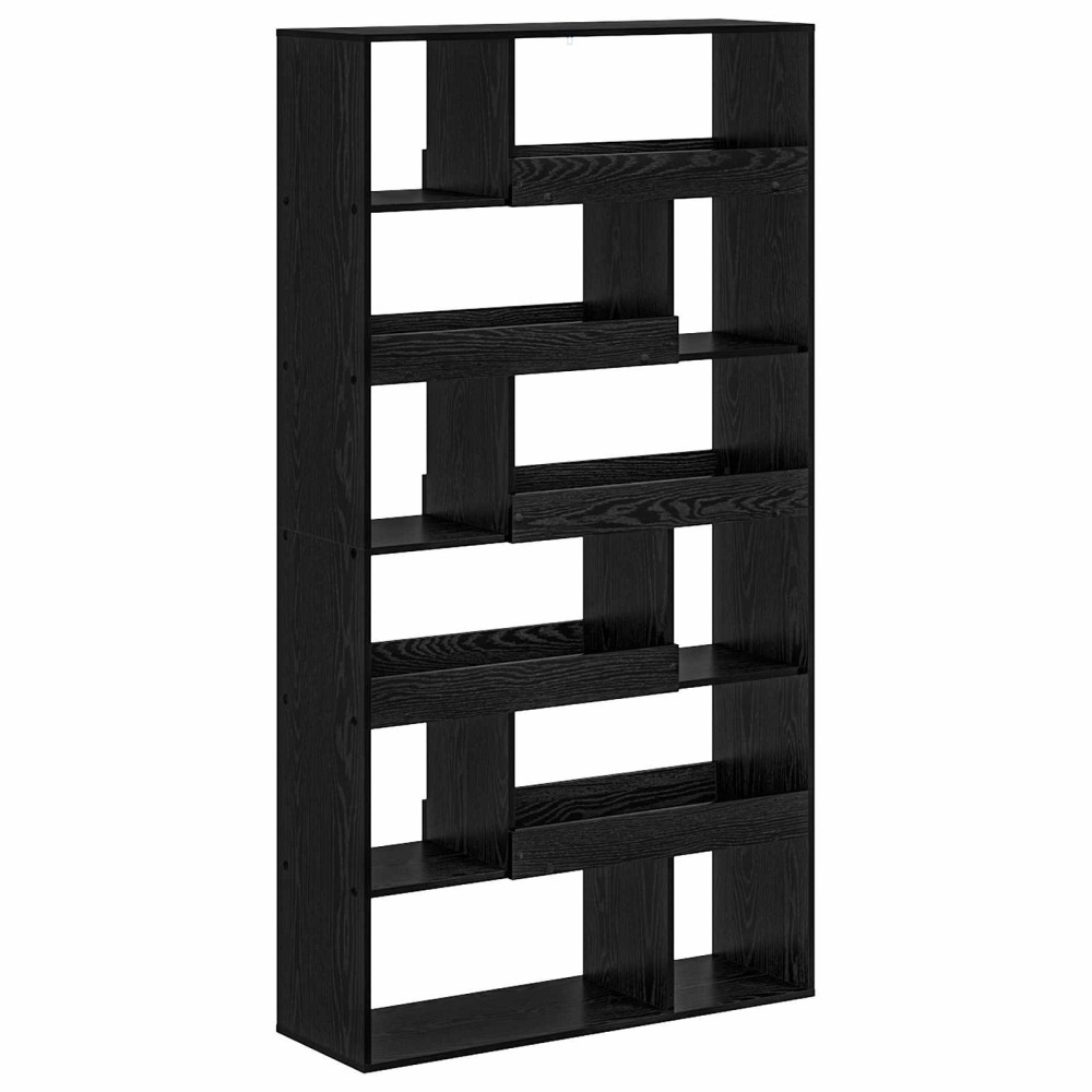 vidaXL Ράφι βιβλίων 100 x 33 x 156,5 εκ Επεξεργασμένο Ξύλο Μαύρη δρυς