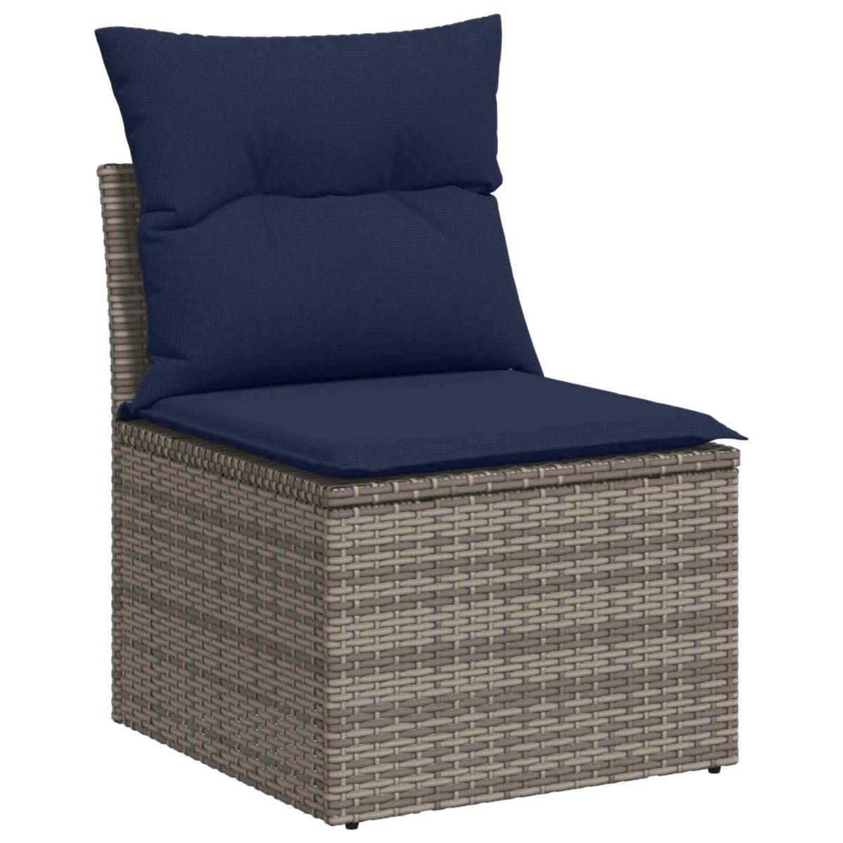 vidaXL Σετ Καναπέ 6 τμχ. 4-Αριθμός καθισμάτων Γκρι και Navy Blue