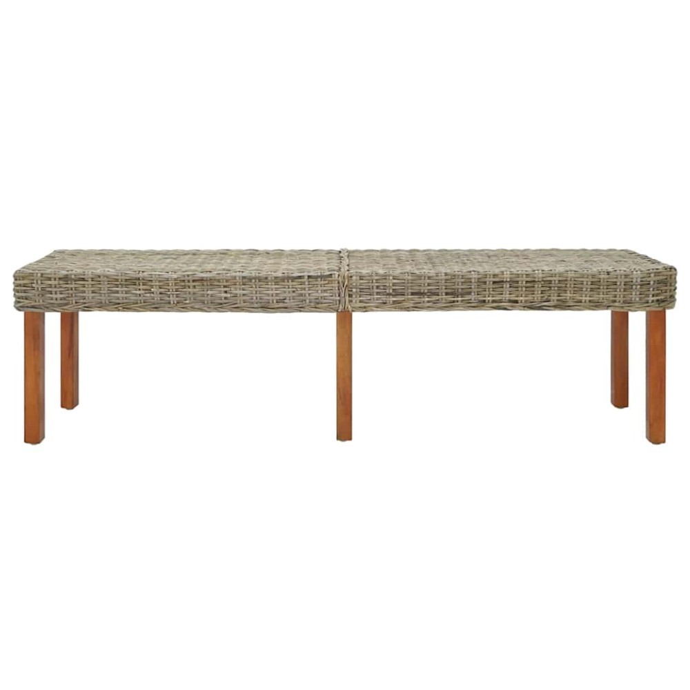 vidaXL παγκάκι Φυσικό 160 x 35 x 45 cm Στερεό ξύλο μάνγκο