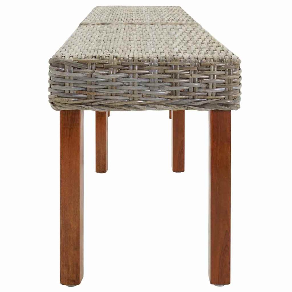 vidaXL παγκάκι Φυσικό 160 x 35 x 45 cm Στερεό ξύλο μάνγκο