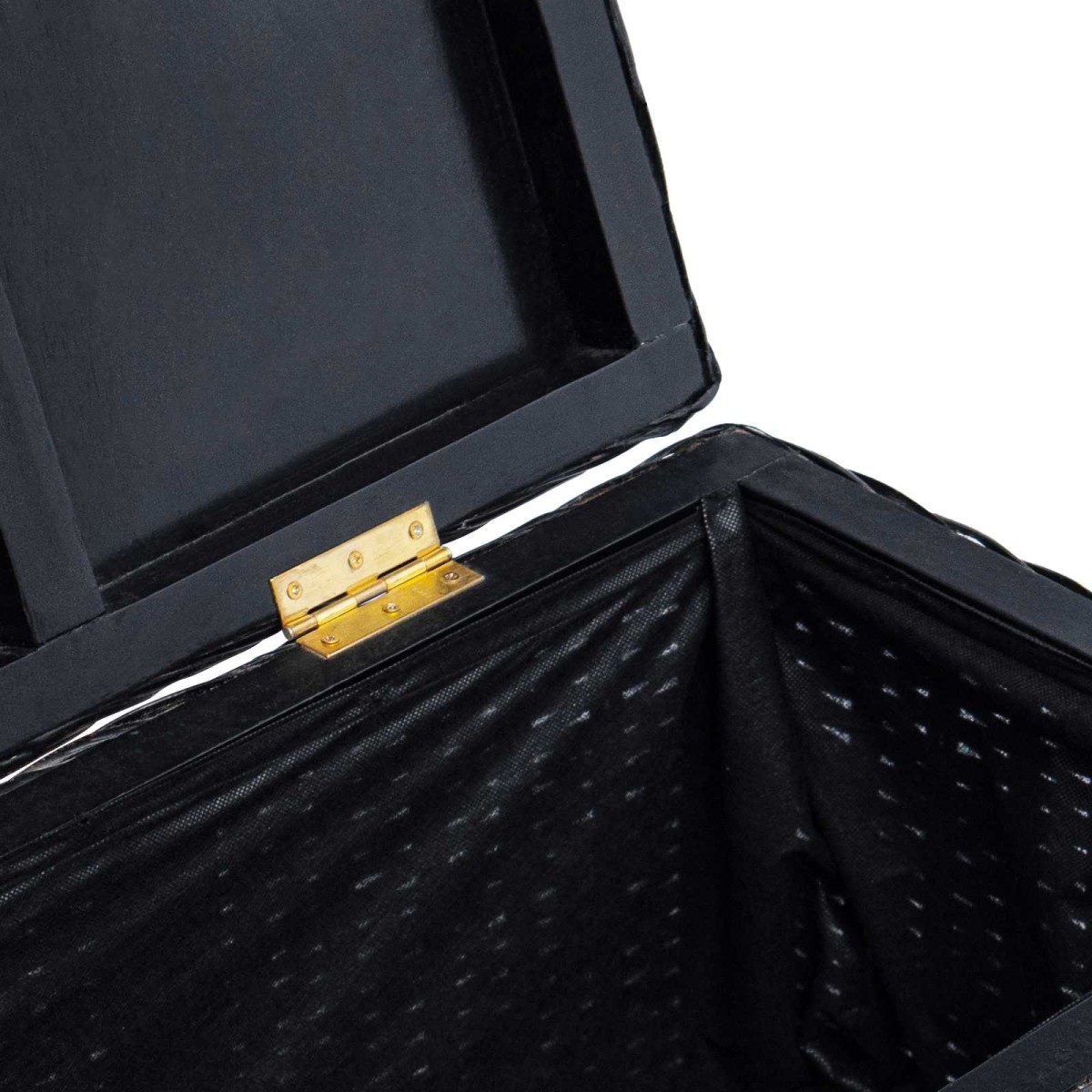 vidaXL Κουτί αποθήκευσης Μαύρο 110 x 35 x 45 cm