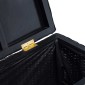 vidaXL Κουτί αποθήκευσης Μαύρο 110 x 35 x 45 cm