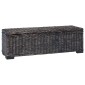 vidaXL Κουτί αποθήκευσης Μαύρο 110 x 35 x 45 cm