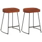 vidaXL Σκαμπό Μπαρ Gavin 2 τεμ. 45 x 38 x 53 εκ. από Μασίφ Ξύλο Μάνγκο