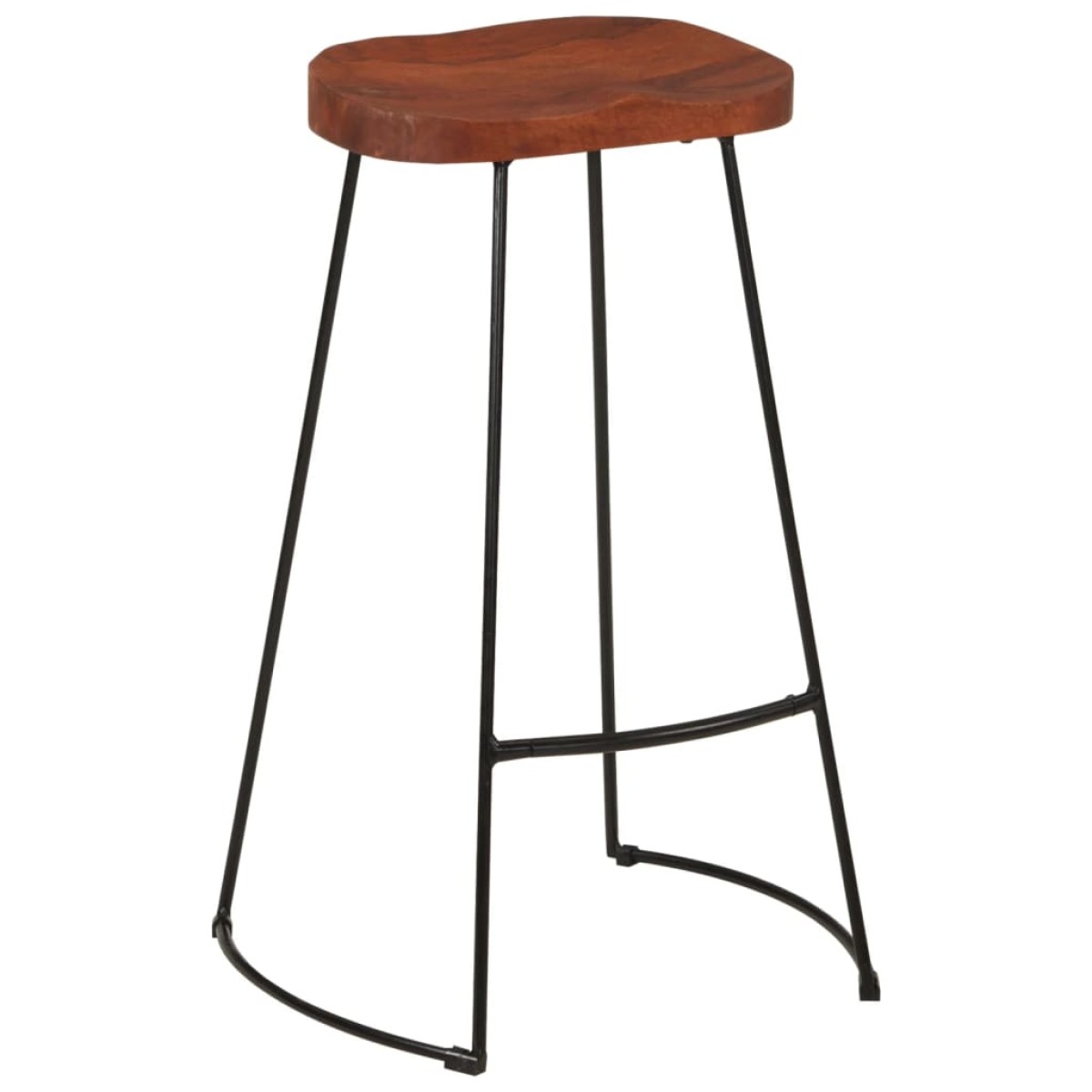 vidaXL Σκαμπό Μπαρ Gavin 2 τεμ. 50x40x78 εκ. από Μασίφ Ξύλο Μάνγκο