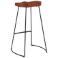 vidaXL Σκαμπό Μπαρ Gavin 2 τεμ. 50x40x78 εκ. από Μασίφ Ξύλο Μάνγκο