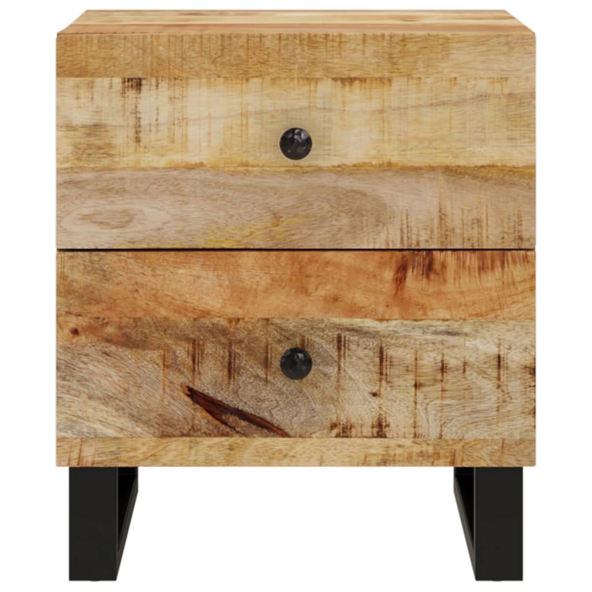 vidaXL Κομοδίνα 2 τεμ. 40 x 33 x 46 εκ. από Μασίφ Ξύλο Μάνγκο