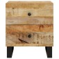 vidaXL Κομοδίνα 2 τεμ. 40 x 33 x 46 εκ. από Μασίφ Ξύλο Μάνγκο