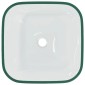 vidaXL Νιπτήρας Διάφανος 42 x 42 x 14 εκ. Γυάλινος