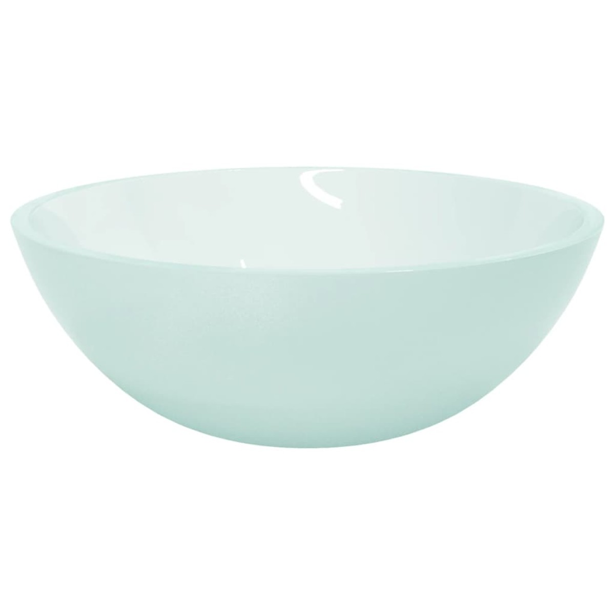 vidaXL Νιπτήρας με Σχέδιο Αμμοβολής 50 x 37 x 14 εκ. Γυάλινος