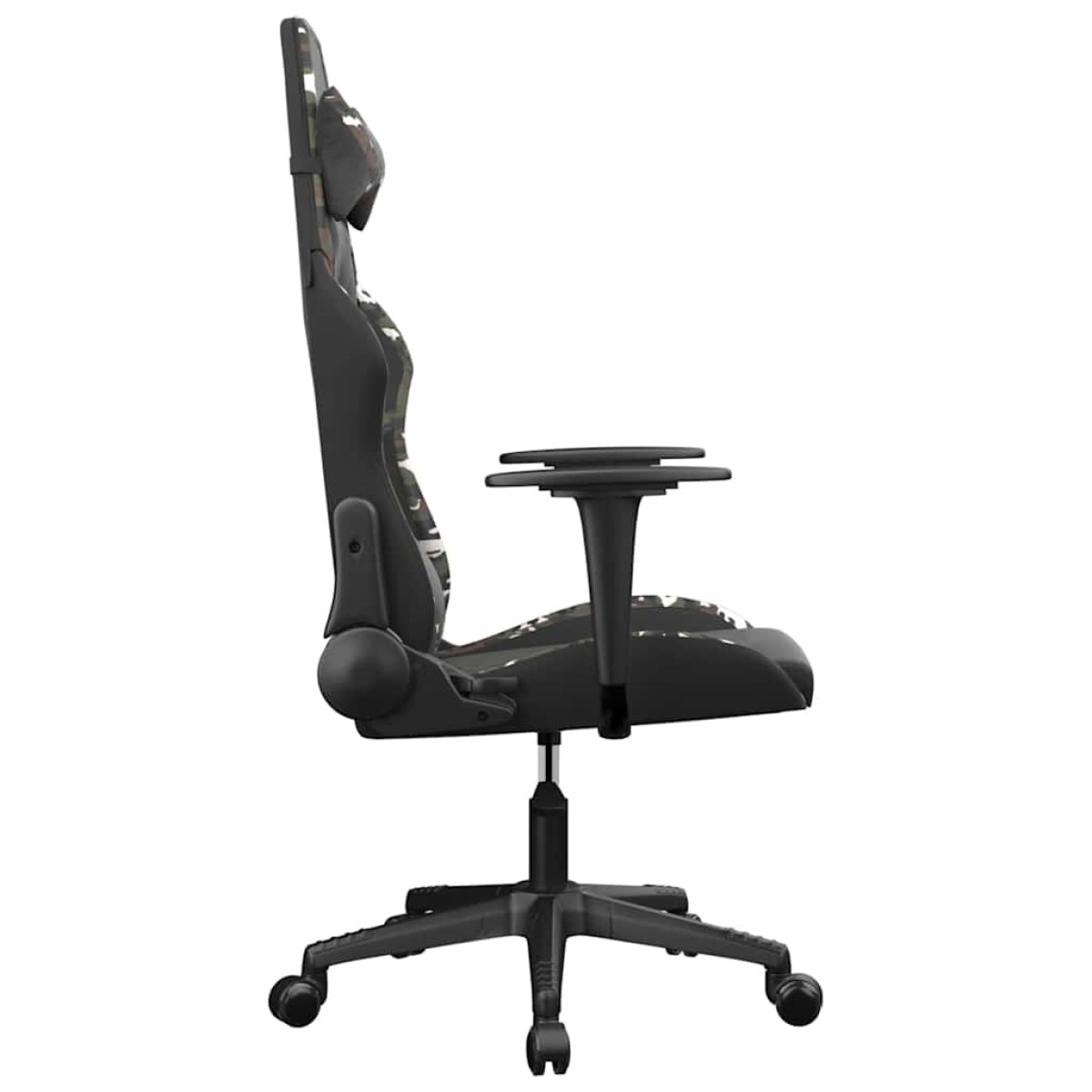 vidaXL Καρέκλα Gaming Μασάζ Μαύρο/Παραλλαγή από Συνθετικό Δέρμα