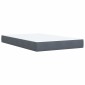 vidaXL Κρεβάτι box spring με στρώμα Σκούρο Γκρι 120 x 190 cm Βελούδο
