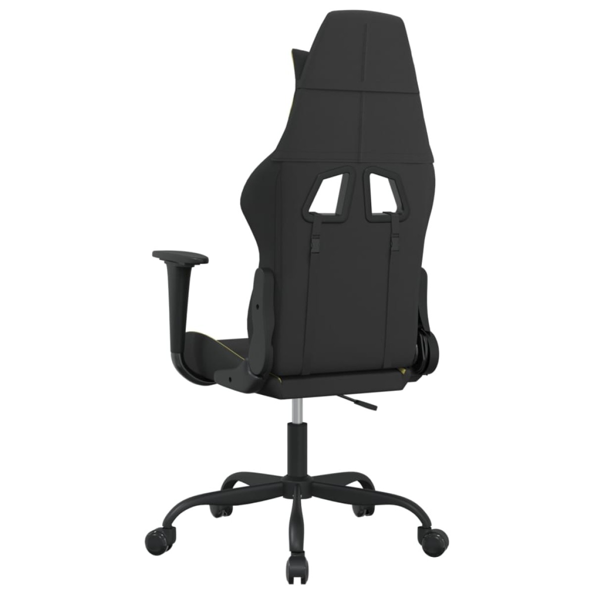 vidaXL Καρέκλα Μασάζ Gaming Μαύρο και Αν. Πράσινο Υφασμάτινη