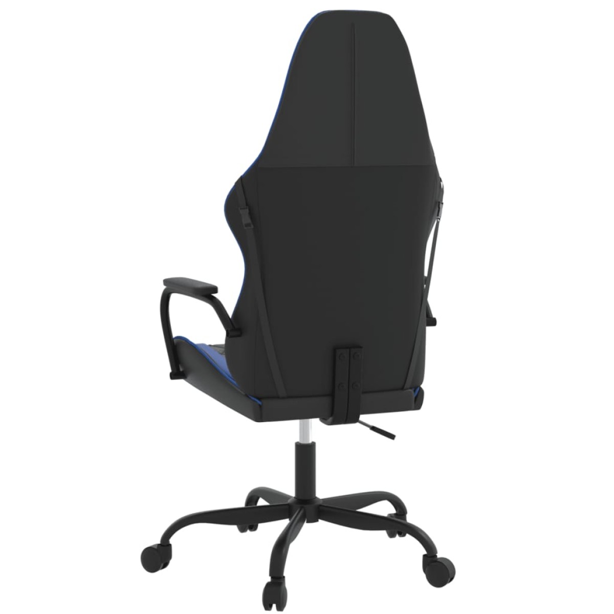 vidaXL Καρέκλα Gaming Μασάζ Μαύρο/Μπλε από Συνθετικό Δέρμα