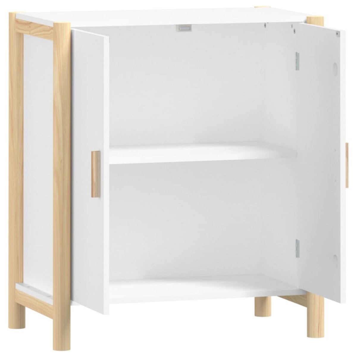 vidaXL Ντουλάπι Λευκό 62 x 38 x 70 εκ. από Επεξεργασμένο Ξύλο