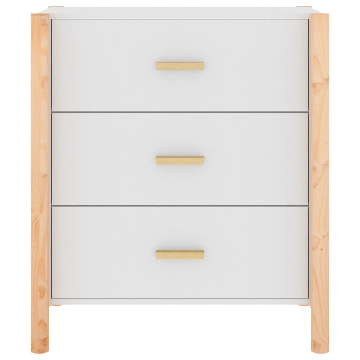 vidaXL Ντουλάπι Λευκό 62 x 38 x 70 εκ. από Επεξεργασμένο Ξύλο