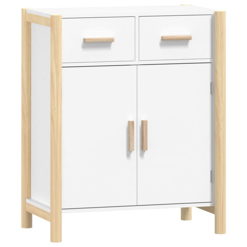 vidaXL Ντουλάπι Λευκό 62 x 38 x 75 εκ. από Επεξεργασμένο Ξύλο