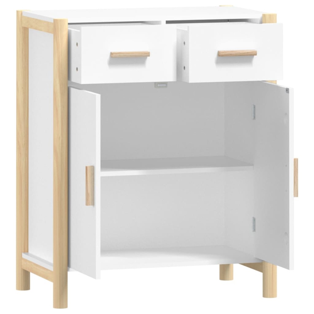 vidaXL Ντουλάπι Λευκό 62 x 38 x 75 εκ. από Επεξεργασμένο Ξύλο