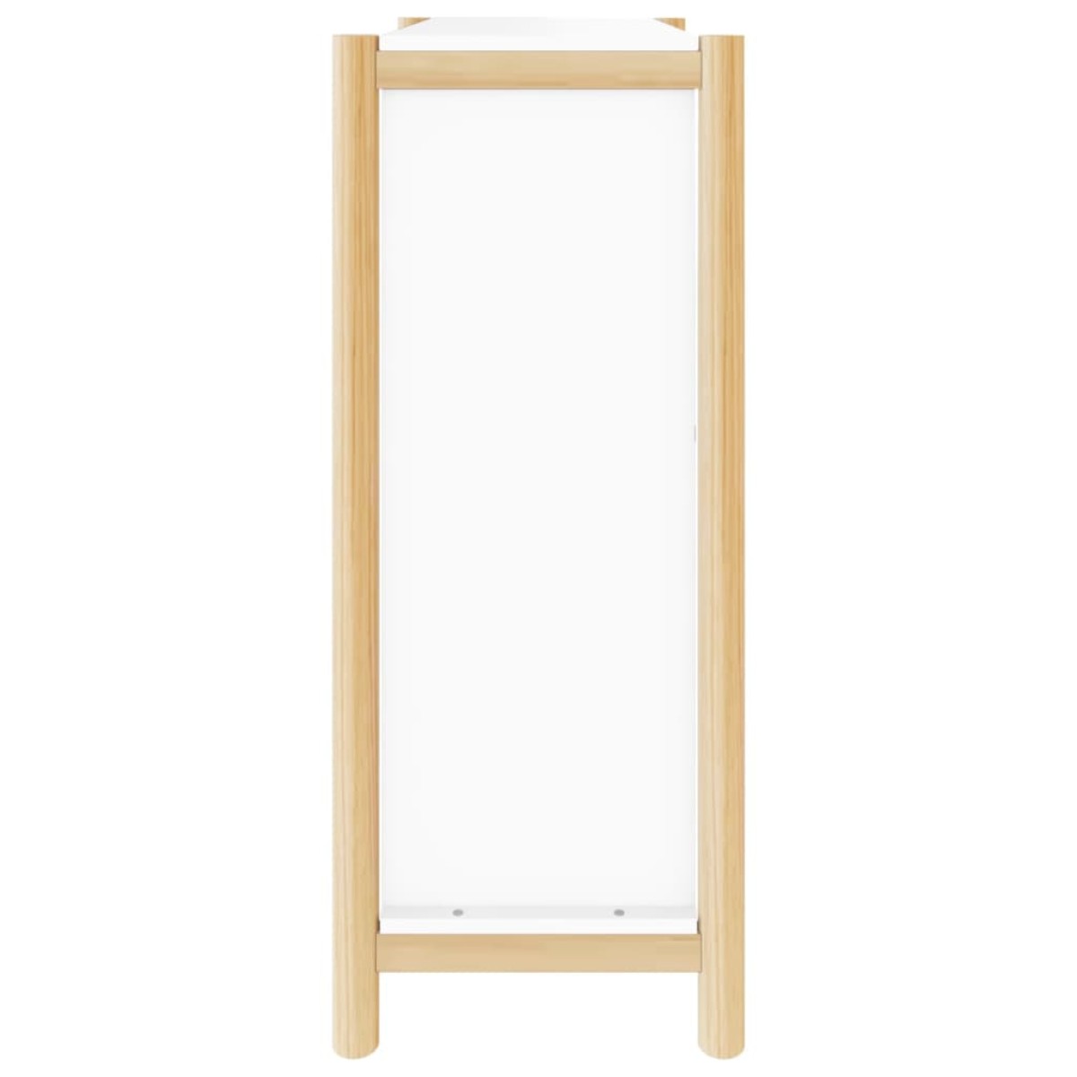 vidaXL Παπουτσοθήκη Λευκή 57,5 x 33 x 80 εκ. από Επεξεργασμένο Ξύλο