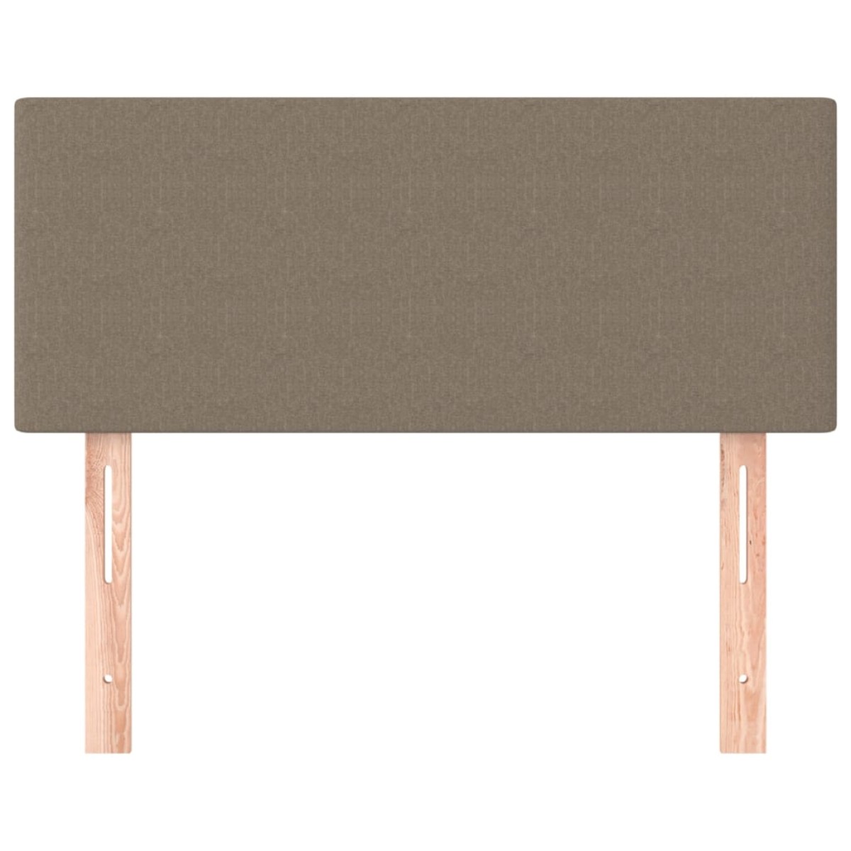 vidaXL Κεφαλάρι Κρεβατιού Taupe 80 x 5 x 78/88 εκ. Υφασμάτινο