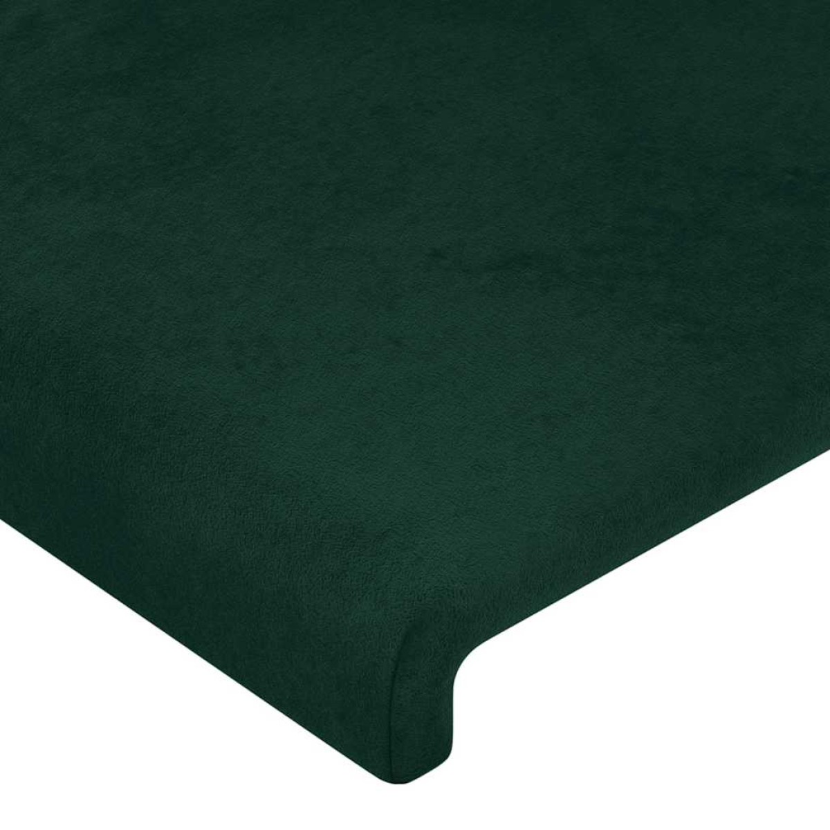 vidaXL Κεφαλάρι Κρεβατιού Σκούρο Πράσινο 80 x 5 x 78/88 εκ. Βελούδινο