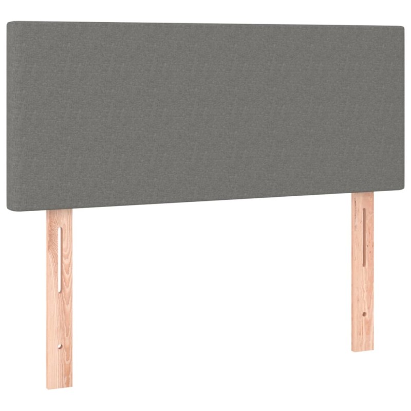 vidaXL Κεφαλάρι Κρεβατιού Σκούρο Γκρι 100x5x78/88 εκ. Υφασμάτινο