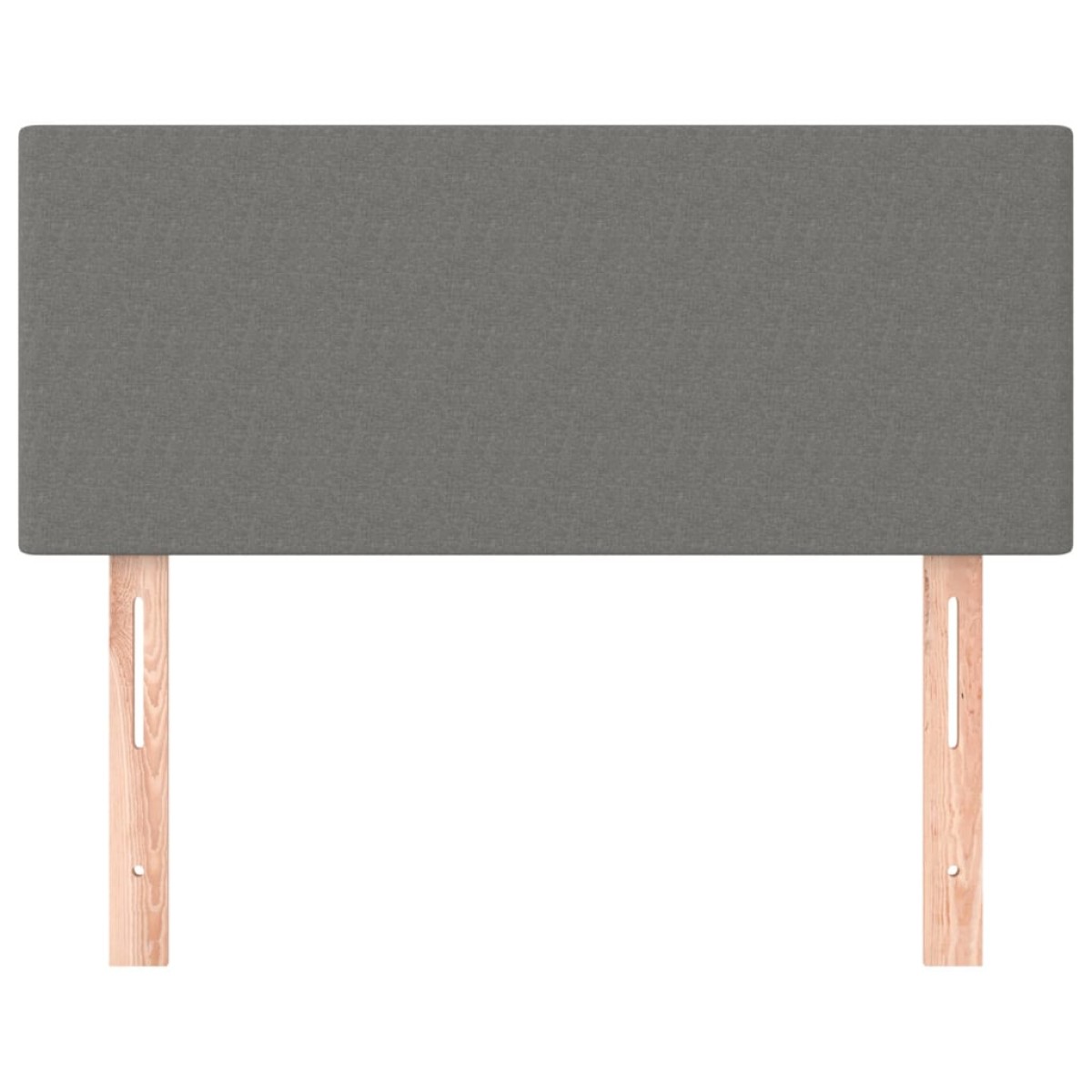 vidaXL Κεφαλάρι Κρεβατιού Σκούρο Γκρι 100x5x78/88 εκ. Υφασμάτινο