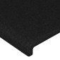 vidaXL Κεφαλάρι Κρεβατιού Μαύρο 100x5x78/88 εκ. Υφασμάτινο