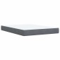 vidaXL Κρεβάτι Ottoman με στρώμα Σκούρο Γκρι 160 x 200 cm Βελούδο