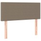 vidaXL Κεφαλάρι Κρεβατιού Taupe 100x5x78/88 εκ. Υφασμάτινο