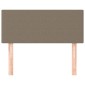 vidaXL Κεφαλάρι Κρεβατιού Taupe 100x5x78/88 εκ. Υφασμάτινο