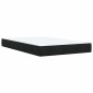 vidaXL Κρεβάτι Ottoman με στρώμα Μαύρο 120 x 190 cm Βελούδο
